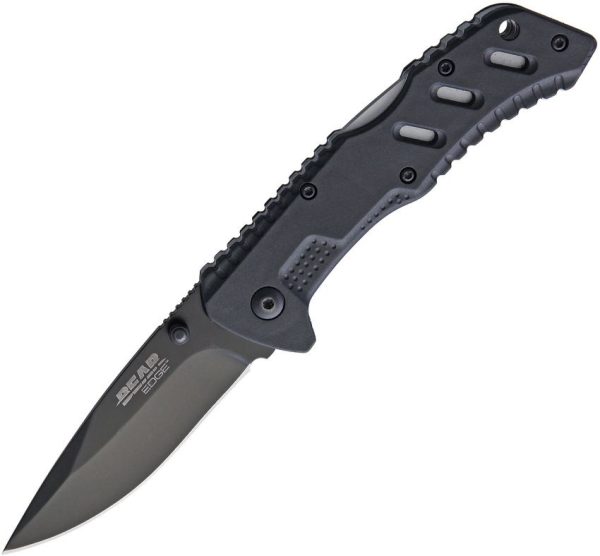 Bear Edge Lockback A/O Assisted Opening Knife - Black