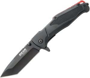 BC61121.jpg Bear Edge Linerlock A/O Black/Red Tanto Blade Knife
