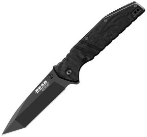 BC61503.jpg Bear Edge Linerlock A/O Tanto Black G10 Folding Knife