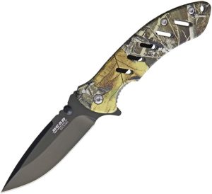 Bear Edge Brisk Framelock Camo 440 Stainless