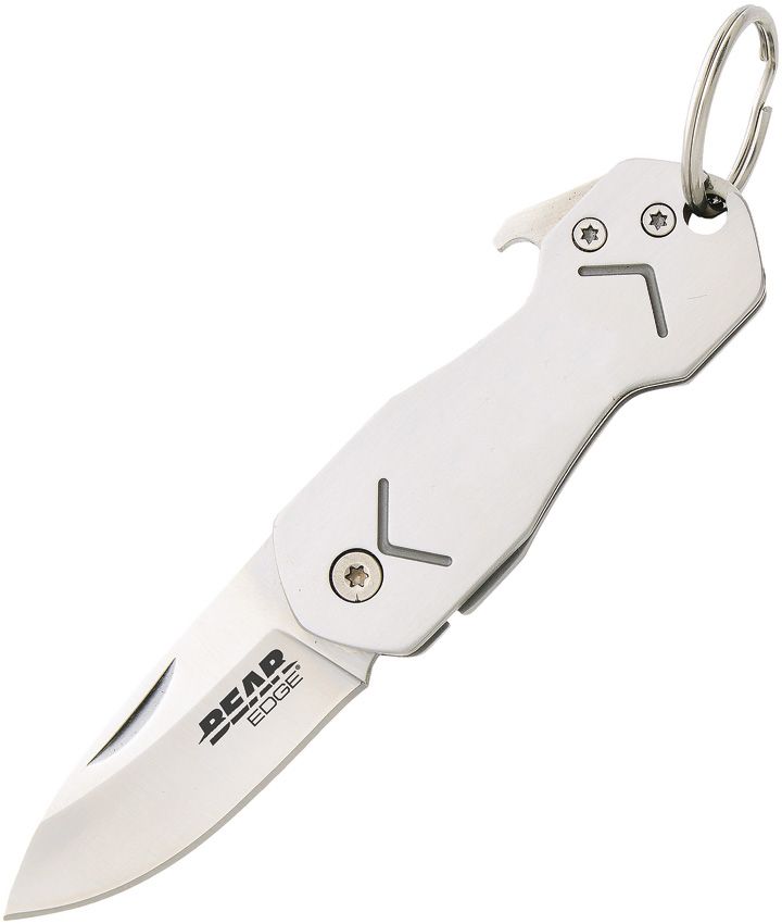 Bear Edge Keychain Framelock Folding Knife 1.75" Blade
