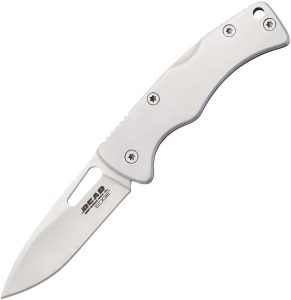 Bear Edge Money Clip Lockback - Brushed Stainless 1.75in