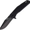 Bear & Son Linerlock A/O Black G10 Assisted Open