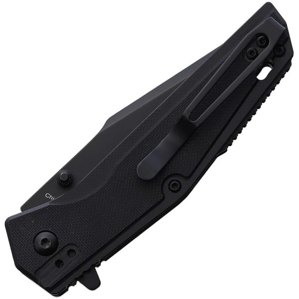 Bear & Son Linerlock A/O Black G10 Assisted Open