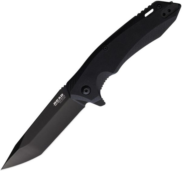BC61535.jpg Bear & Son Sideliner Linerlock Black G10 Tanto
