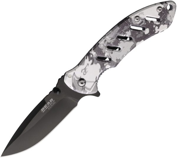 Bear Edge Brisk Framelock Assisted - True Timber White Viper