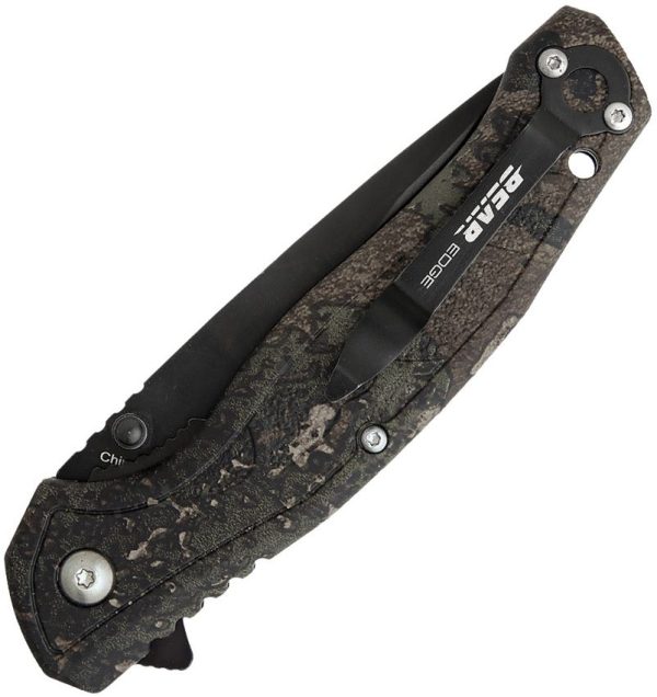 Bear Edge Brisk 2.0 Sideliner Assisted Folding Knife 440 Stainless