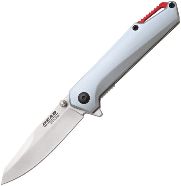 Bear & Son Linerlock Gray Aluminum Drop Point