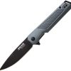 BC71141.jpg Bear & Son Linerlock A/O Gray Aluminum Drop Point