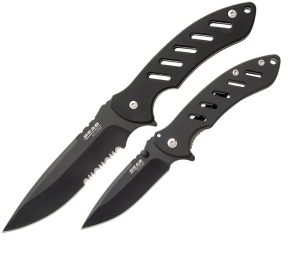 Bear Edge Brisk Combo Set Fixed and Folding Knives