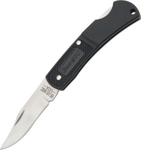Bear & Son Executive Lockback - Black Zytel Handle