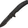 Bear & Son Sideliner Linerlock Folding Knife 440 Stainless Black