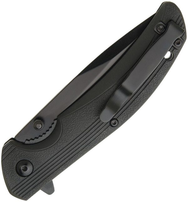 Bear & Son Sideliner Linerlock Folding Knife 440 Stainless Black