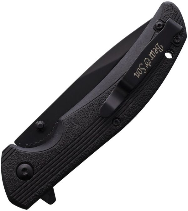 Bear & Son Sideliner Linerlock - Black Blade