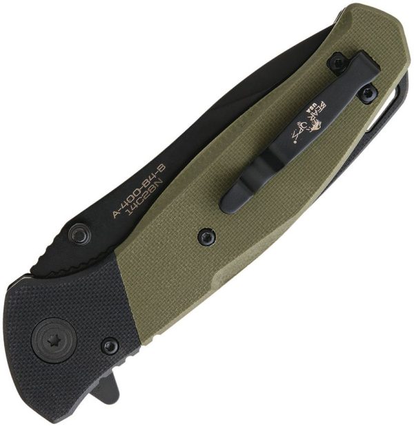 Bear Ops Bear Swipe Linerlock A/O Black G10 - 14C28N