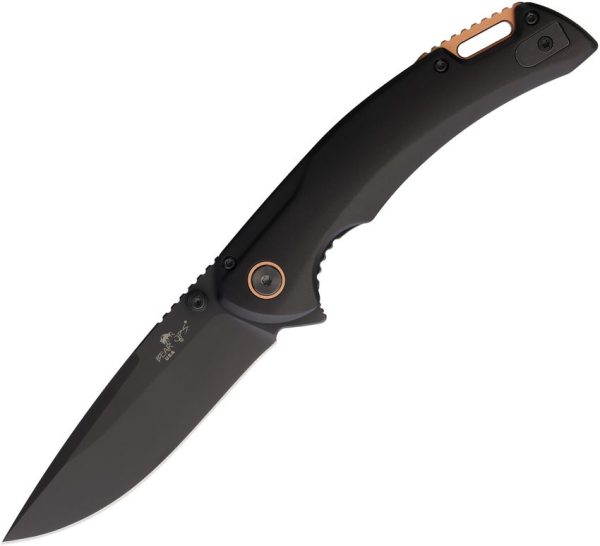 Bear & Son Loadout I Black Aluminum - 14C28N Drop Point