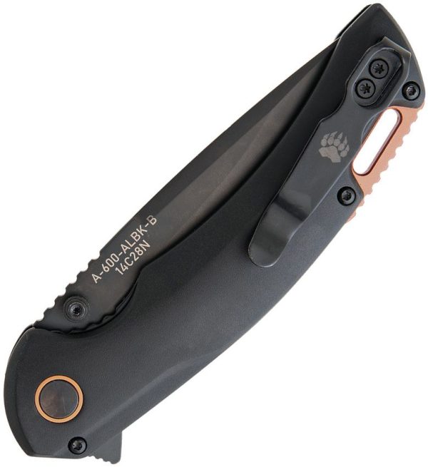 Bear & Son Loadout I Black Aluminum - 14C28N Drop Point