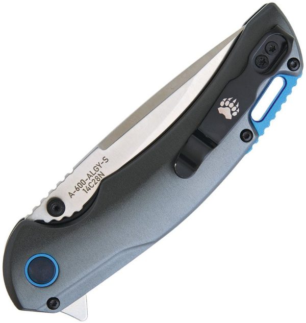 Bear & Son Loadout I Gray Aluminum - Assisted Opening