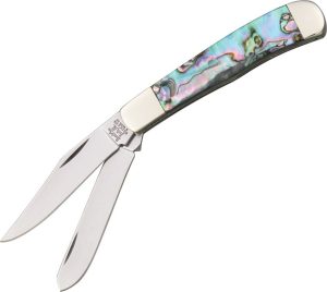 BCAB5412.jpg Bear & Son Little Trapper Folding Knife - Abalone Handle