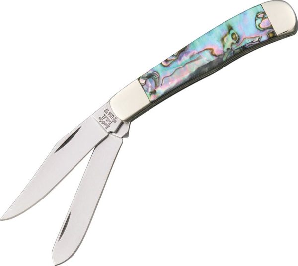 Bear & Son Little Trapper Folding Knife - Abalone Handle