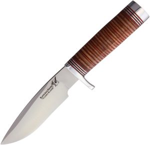 Blackjack Classic Model 125 Stacked Leather Fixed Blade