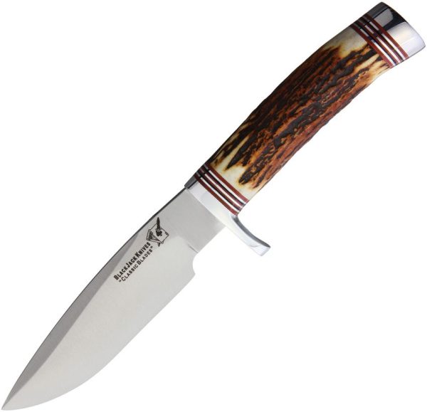Blackjack Classic Model 125 Stag Handle Fixed Blade