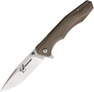 Blackjack Linerlock Tan S35VN Folding Knife 3.5" Blade