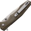 Blackjack Linerlock Tan S35VN Folding Knife 3.5" Blade