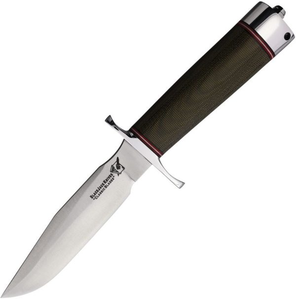 Blackjack Classic Model 5 Green Micarta Fixed Blade