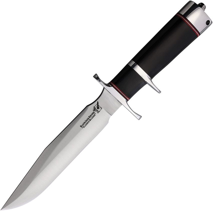 Blackjack Classic Model 7 Subhilt Fixed Blade Knife 7in A2 Steel Black