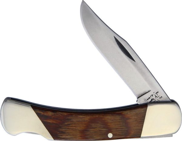 Bear & Son Lockback Walnut Nickel Bolster Knife