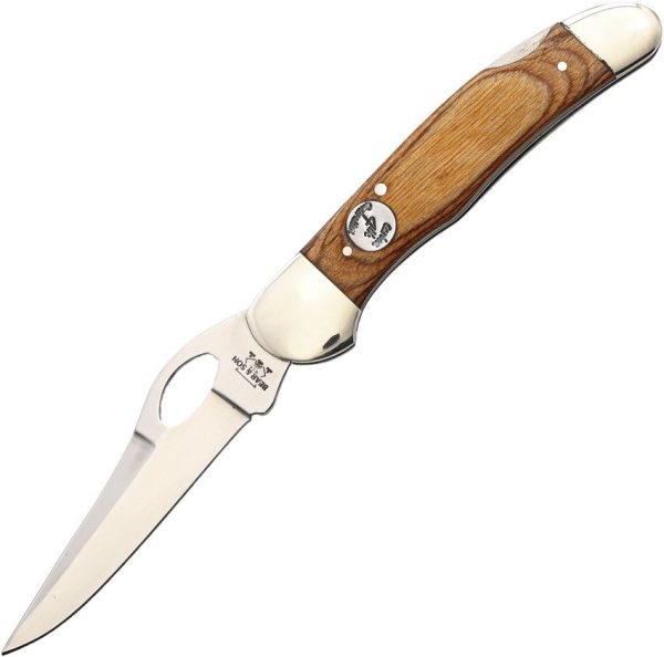 Bear & Son Cowhand Lockback Walnut Folder 4.38in