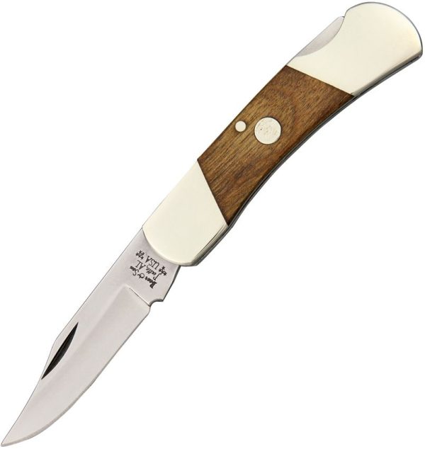 Bear & Son Lockback Walnut Clip Point Knife