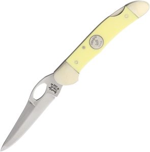 BCC3149L.jpg Bear & Son Cowhand Lockback Yellow Delrin Knife