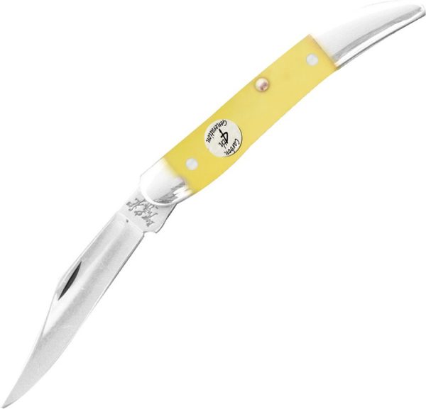 Bear & Son Little Toothpick 4th Gen Yellow Delrin Knife