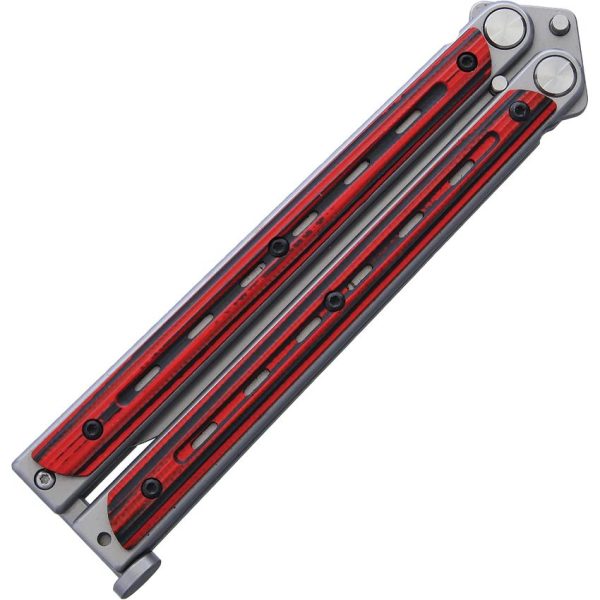 Bradley Kimura Butterfly 154CM - Red and Black G10