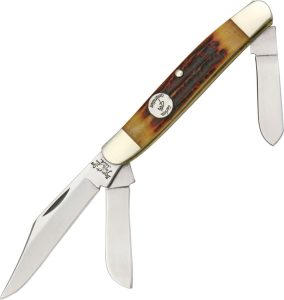 Bear & Son Stockman Red Stag Bone Knife