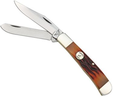 Bear & Son Trapper Red Stag Bone Knife