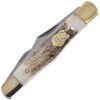 Buckcreek Whittler Deer Stag Folding Knife 3.5" Blade