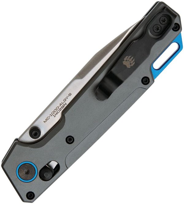 Bear & Son Nekama I Slide Lock Gray 14C28N Folding Knife