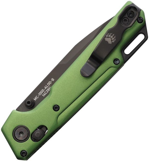 Bear & Son Nekama I Slide Lock Bomber Green Tanto