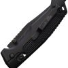 Bear & Son Rancor IV Slide Lock Black Serrated