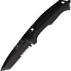 BCMC560AIBKBSR.jpg Bear & Son Slide Lock Tanto Serrated Folding Knife