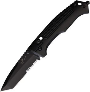 Bear & Son Slide Lock Tanto Serrated Folding Knife