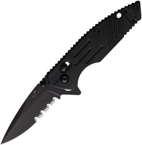 BCMC900B7BSR.jpg Bear & Son Slide Lock Black Zytel Serrated