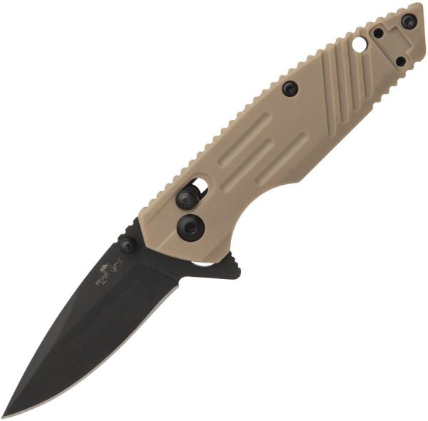 BCMC900DS7B.jpg Bear & Son Slide Lock Desert Sand Folding Knife 2.5" Blade