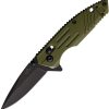 Bear & Son Slide Lock OD Green Zytel Folding