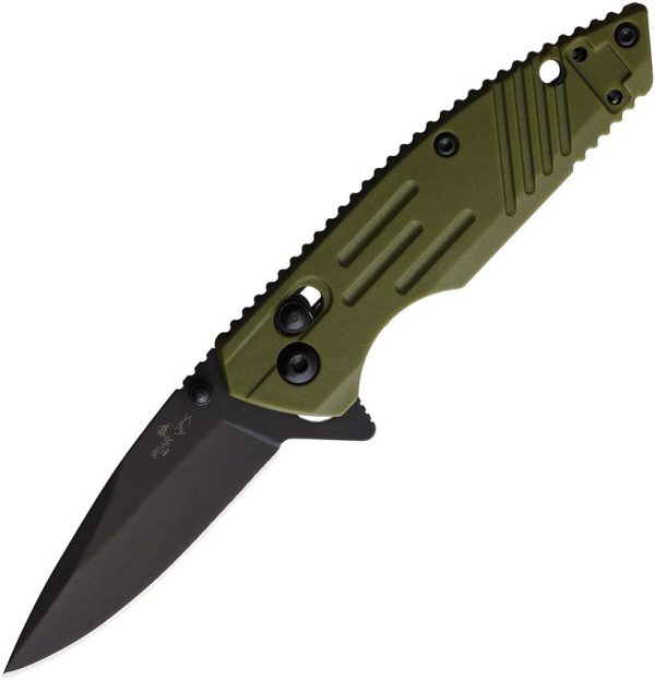 Bear & Son Slide Lock OD Green Zytel Folding
