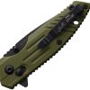 Bear & Son Slide Lock OD Green Zytel Folding