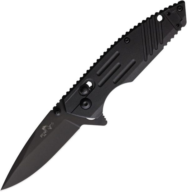 Bear & Son Slide Lock Black D2 Steel Folder